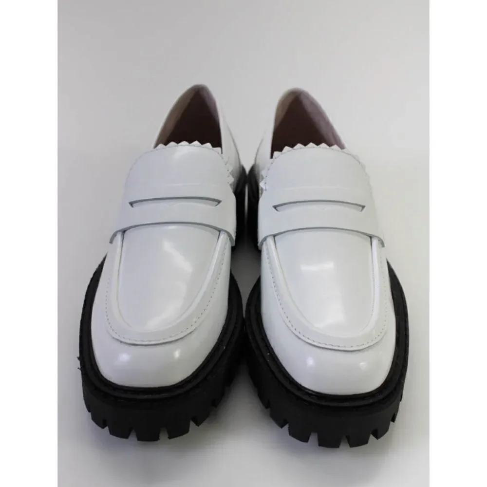 LAST Matter white Leather Loafers EU40